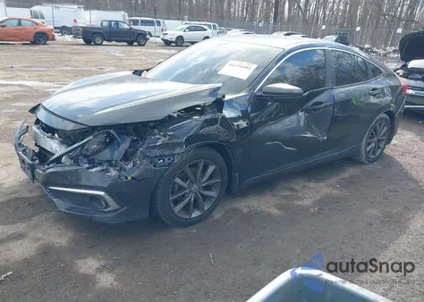 2019 Honda Civic Ex from USA, damaged, VIN JHMFC1F37KX006069